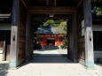 荏柄天神社の門と本堂
