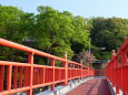 赤い歩道橋