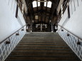 津山駅の階段