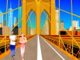 ブルックリン橋を走る