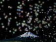花火と富士山