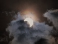 雲間からの日食 京都