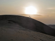 冬の夕 鳥取砂丘のシルエット5