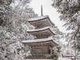 雪の那谷寺
