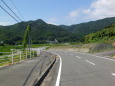 晩夏の県道46号線三瀬への道
