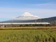 新幹線と富士山