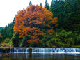 秋の宮島峡-二の滝
