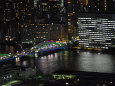 夜の隅田川と勝鬨橋