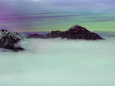 雲海に浮かぶ甲斐駒ケ岳