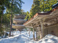 雪の明通寺
