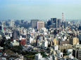 1989年の東京・日比谷方面