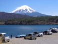 西湖 根場浜からの富士山