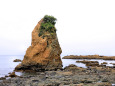 立石海岸の巨岩