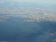 東京湾上空から見える臨海副都心