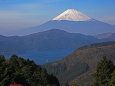 芦ノ湖越しの富士山