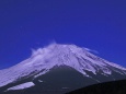 ブリザードの山頂(富士山)