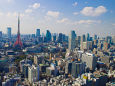 東京タワーと高層ビル群