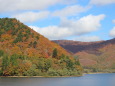 秋深し 檜原湖の紅葉