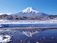 冬の富士北麓