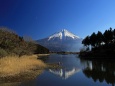 初冬の富士山