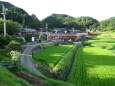 梅雨明けの山村集落