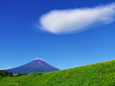 夏空と富士山