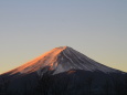 早朝の紅富士