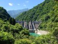 夏の宇奈月ダム
