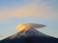 富士山笠雲