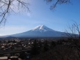 新倉山浅間公園から望む富士山
