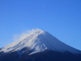 寒々しい富士山