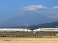 富士山と新幹線クロス