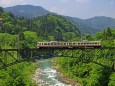 常願寺川を渡る富山地鉄車