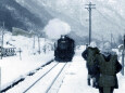 米坂線 冬の駅で～1971年