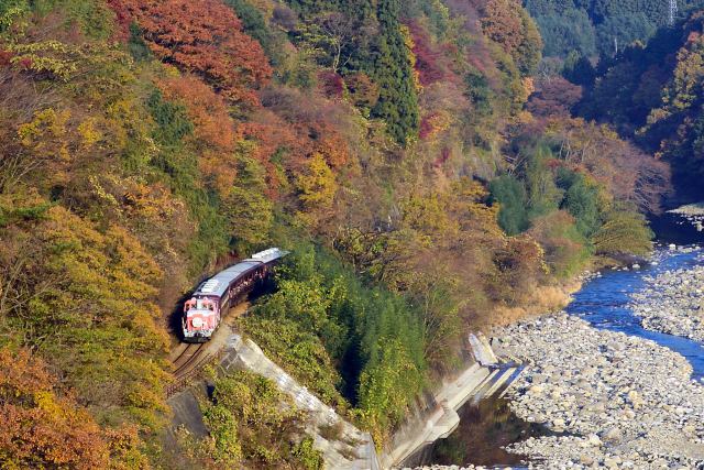 DE10牽引 わたらせトロッコ列車