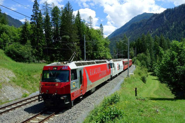 スイスの山岳鉄道