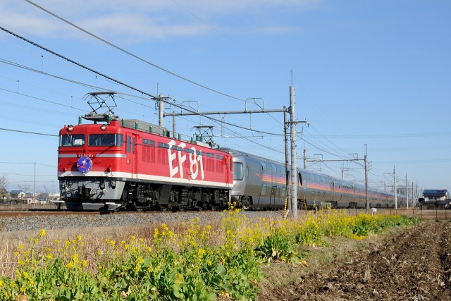 EF81 95牽引 寝台特急カシオペア