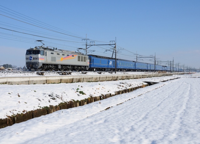 懐古 雪景色の寝台特急北斗星