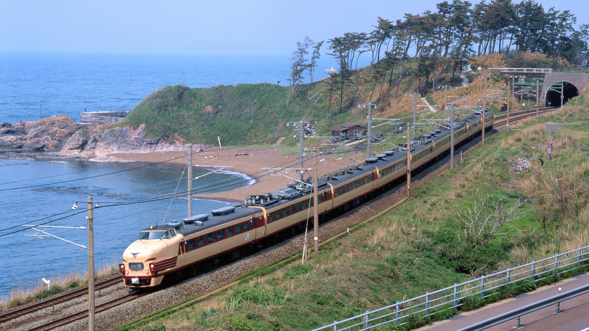 鉄道 電車 懐古 ボンネット485系白鳥 壁紙19x1080 壁紙館