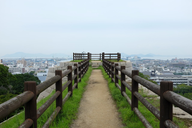 丸亀城の展望台