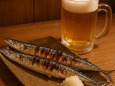 サンマとビール