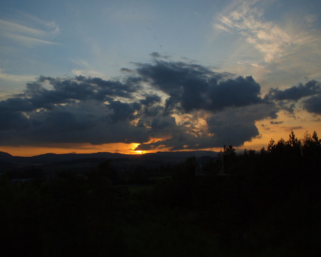 上富良野の夕焼け