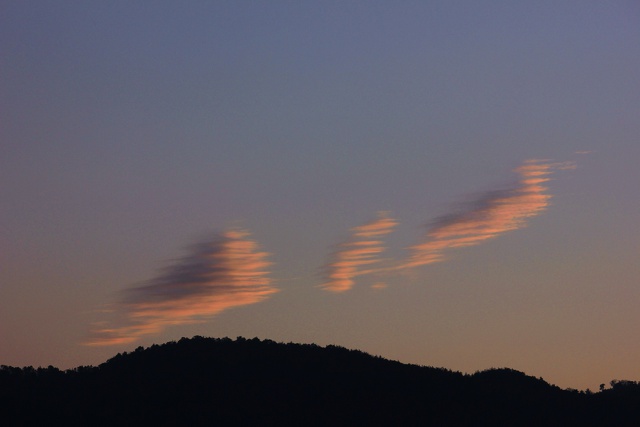 夕焼巻積雲