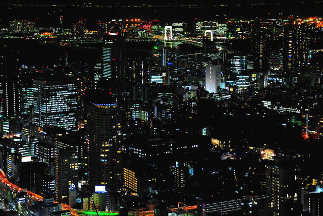 年の瀬の東京夜景。