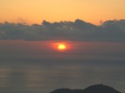 2011年大晦日 夕日 2