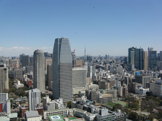 東京タワーからの眺め