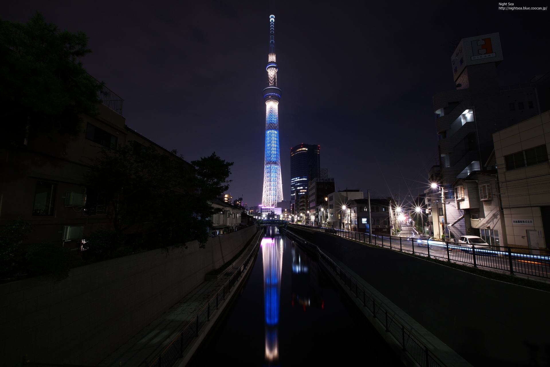 夜景 花火 イルミ 東京スカイツリー 粋 壁紙19x1280 壁紙館