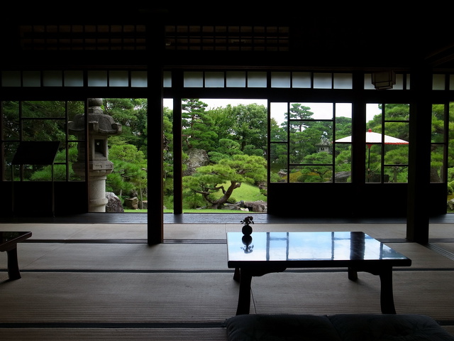 慶雲館の和室