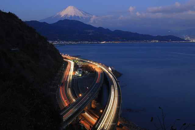 さった峠から見る富士山