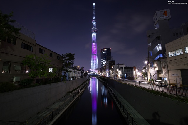 桜色のスカイツリー